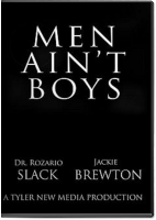 Poster for the Film Men Ain’t Boys With White Background